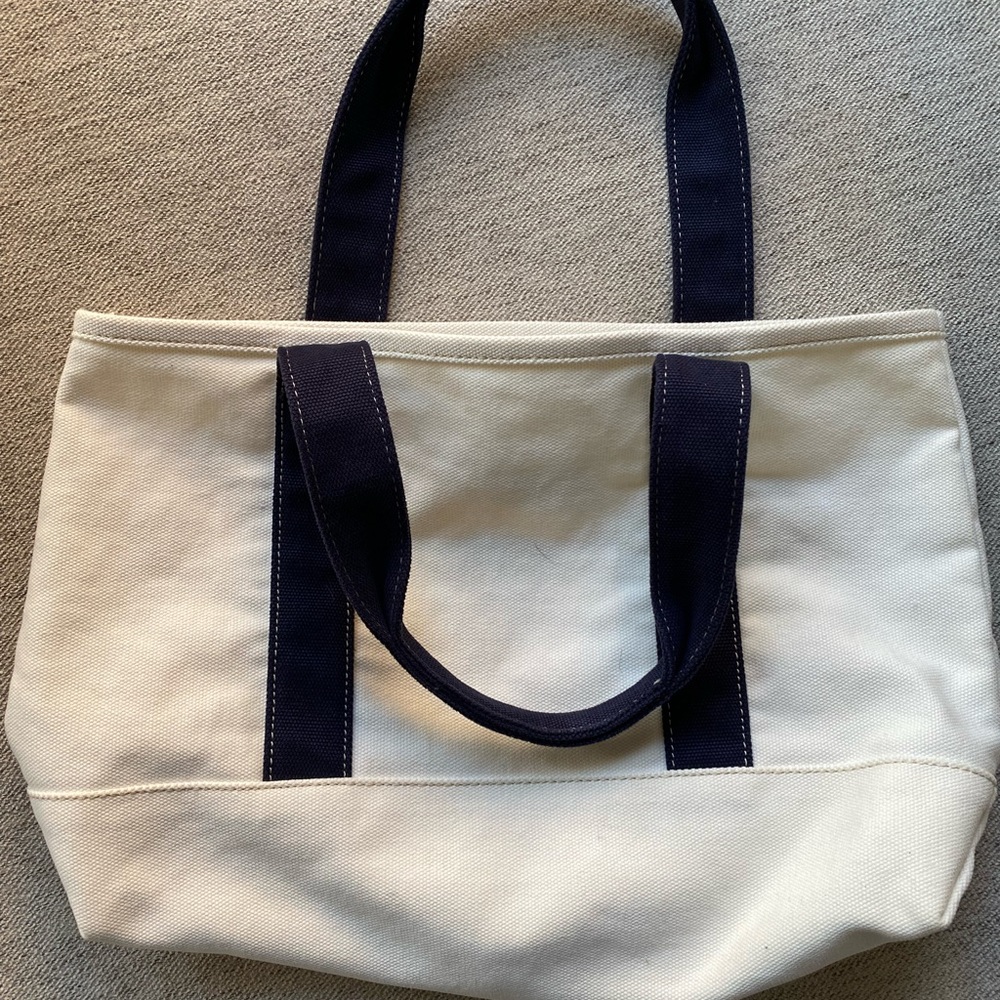 J.Crew Small Tote Bag NWOT | Top Handle | Neutral Everyday Bag | Lightweight - Picture 3 of 5